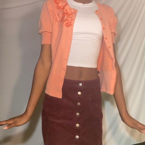 Pink Cardigan Sweater - Picture 4 of 5